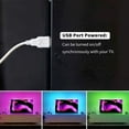 TV LED Backlights, 10ft LED Strip Lights Behind TV USB Operated Color