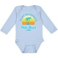 thumbnail image 3 of Inktastic Summer Enjoy the Sunshine Palm Beach Florida in Blue Boys or Girls Long Sleeve Baby Bodysuit, 3 of 5