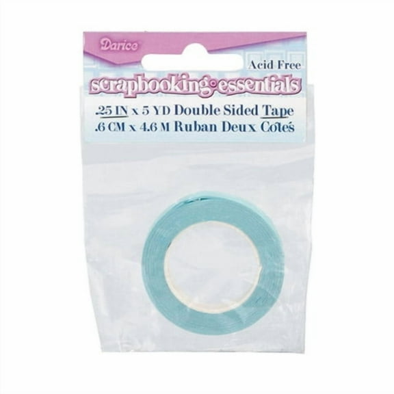 Double Sided Adhesive Tape - 1/4 inches - 5 yards