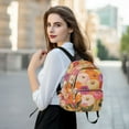 thumbnail image 6 of FORMRS Mini Backpack Purse for Women Quilted Travel Daypack Casual Shoulder Bag, Abstract Floral, 6 of 7
