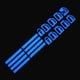 thumbnail image 4 of Kenally Etiqueta engomada de la ventana del coche Calcomanía del botón de elevación luminosa Desmontable Interior Naranja Automoción decorativa y accesorios Blau, 4 of 6