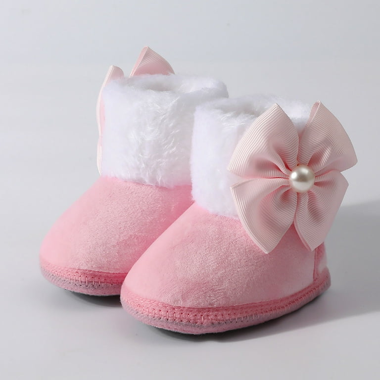 Ketyyh-chn99 Baby Boy Girl Boots Shoes Baby Booties First Walkers