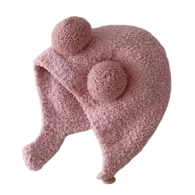 Bonnet d'Hiver pour Tout-Petit Bonnet à Rabat Unisexe Bonnet de Neige Chaud en Polaire pour Enfants