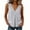 Silver, variant on Noric Women's Cotton Tank Tops Sleeveless V-Neck Summer Casual Flowy High Low Hem Pleated Front Loose Fit Blouse