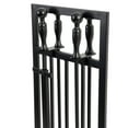 thumbnail image 3 of Country Living Pinecrest 4-Piece Fireplace Tool Set in Black, 3 of 5