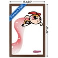 thumbnail image 3 of The Powerpuff Girls - Blossom Heart Lines Wall Poster, 14.725" x 22.375", Framed, 3 of 3