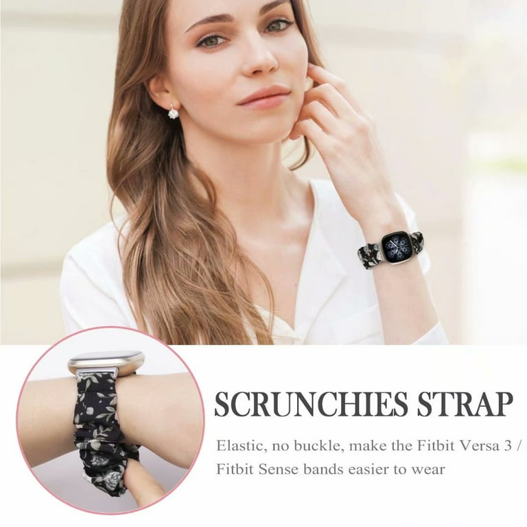 Versa3 Scrunchie Bands Compatible with Fitbit Versa 3 Fitbit Sense