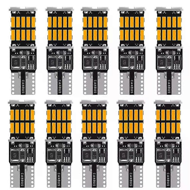 10x T10 W5W Car LED Canbus Bulb For Ford Focus 2 3 Fiesta MK2 MK3 Mondeo MK4 Fusion Ranger Interior Dome Light Reading Lights