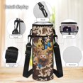 thumbnail image 6 of KUIFORTI Cow Sunflower Backpack and Lunch Box, 4Pcs Kids School Bag Set for Elementary Primary Middle School, Girls Boys Bookbag with Pencil Case Water Bottle Sleeve, 6 of 7
