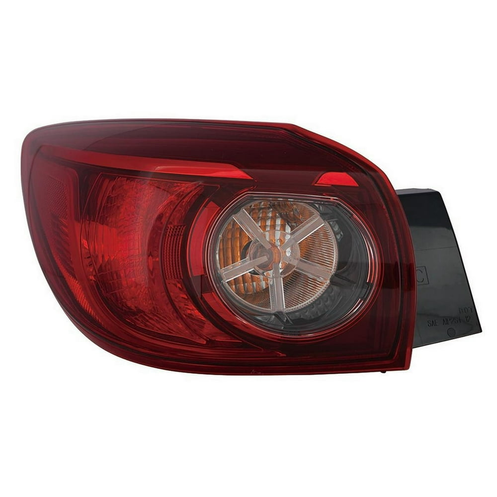 CarLights360 For 2017 2018 MAZDA 3 Tail Light Assembly