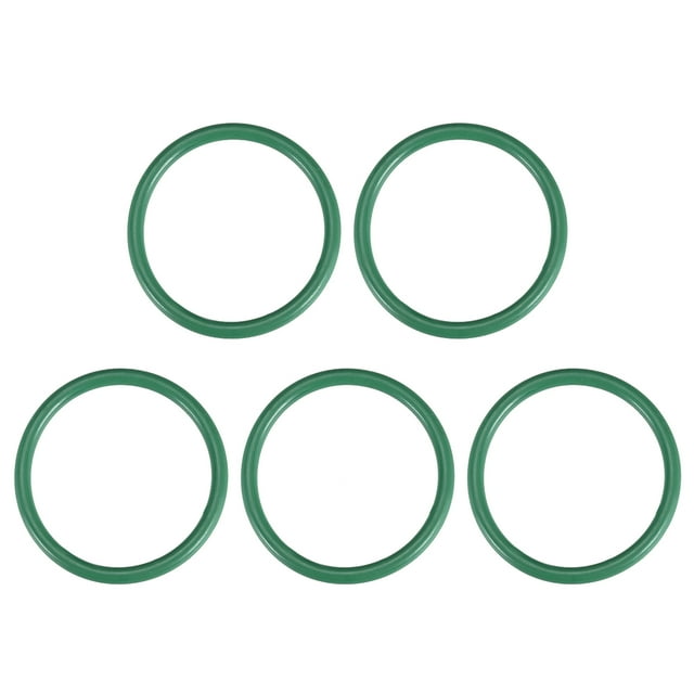Fluorine Rubber O Rings, 44mm OD, 37mm Inner Diameter, 3.5mm Width, Seal Gasket Green 5 Pcs
