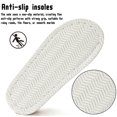 thumbnail image 5 of CHICVOMEY Women's Fuzzy Open Toe Slippers Indoor House Shoes Anti-Slip Breathable Fluffy House Slippers, 5 of 9