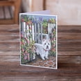 thumbnail image 2 of Westie At the Gate Greeting Cards and Envelopes Pack of 8, 2 of 2
