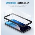 thumbnail image 3 of Protector de pantalla BXYJY para iPhone 16 Pro Max (paquete de 2), cristal, 3 of 7