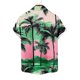 thumbnail image 4 of Mens Casual Manga Corta Botón Abajo Camisas Impresas Bolsillo Turndown Cuello Blusa para Verano Al Aire Libre Casual Uso Diario Hombre Manga Corta Botón Abajo Camisas con Bolsillo, 4 of 6