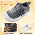thumbnail image 3 of Barerun Toddler Shoes Boys Girls Non Slip Running Shoes, Wide, Pull-On, Tennis Shoes, 3 of 7
