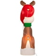 thumbnail image 5 of Northlight 40" Lighted Blow Mold Reindeer Outdoor Christmas Decoration, 5 of 5