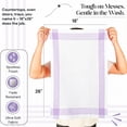 thumbnail image 2 of HEIRLOOM COMFORT Lavender and White Kitchen Towels 12 Pack, 16x26 Inch, 100% Cotton Waffle Weave, Super Absorbent, Quick Dry, Soft & Durable Dish Towels for Drying, Cooking, Cleaning Tasks, 2 of 7