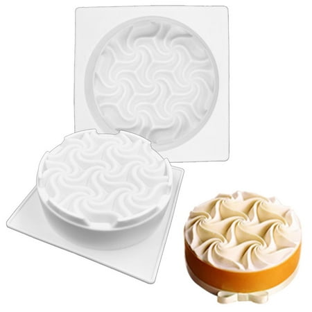 

Meizhencang Dessert Mold Waterproof Easy to Release Silicon Candy Mousse Cake Mold for Baking