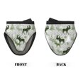 thumbnail image 2 of Pofeuu green plaid Moose tree Print Thickened Mini Silicone Oven Mitts Heat Resistant, Rubber Oven Mitt Gloves, Finger Pinch Grips, Pot Holder, Silicone Potholder, 2 of 7