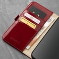 thumbnail image 4 of Funda para iPhone 13 TORRO Premium de Cuero con Billetera Roja, 4 of 7