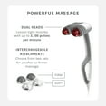 Homedics Dual Head Percussion Action Plus Massager With Heat