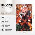 thumbnail image 3 of My Hero Academia Anti-Pilling Flannel 32"X48" Super Soft Plush Air Condition Quilt Fluffy Warm Cozy Decorative Blankets, 3 of 7