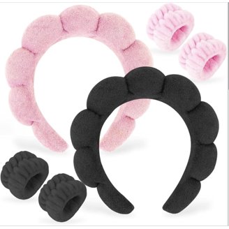 8 Pack Spa Headband, Coral Fleece Makeup Headband Cosmetic Headband for Washing Amazon.com : Yinder 40 Pack Bow Spa Headband Coral Fleece  main image 2