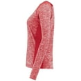 thumbnail image 4 of Holloway Sportswear XL Womens Electrify Coolcore® Long Sleeve Tee Scarlet Heather 222770, 4 of 5