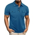 thumbnail image 1 of pstuiky camisetas de hombre, Suéter informal de moda para hombre, color liso, manga larga y cuello redondo. camisetas de hombre l, 1 of 5