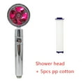 thumbnail image 2 of Shower Head Water Saving Flow 360 Degrees Rotating With Small Fan ABS Rain High Pressure Spray Nozzle Bathroom Accessories, 2 of 3