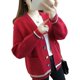 thumbnail image 5 of Suéter tipo cárdigan de principios de otoño para mujer, ropa popular para mujer, abrigo de punto de moda de primavera para mujer, moda de primavera y otoño para mujer, 5 of 5