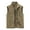 Khaki, variant on Fashion Vest Men'S Thin Workwear Solid Color Stand Collar Sleeveless Jacket Tank Tops Khaki