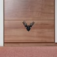 thumbnail image 4 of Perillas de gabinete modernas Perilla Puerta decorativa de venado con tornillos Negro Zulema perillas del gabinete, 4 of 8