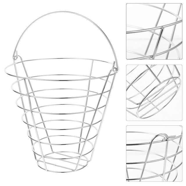 Greenadscape 2Ud Portátil Para Pelotas De Golf Con Orificios De Ventilación En Plateado