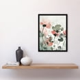 thumbnail image 4 of Artery8 Abstract Geranium Flowers Modern Watercolour Living Room Art Print Framed Poster Wall Decor 12x16 inch, 4 of 5