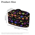 thumbnail image 6 of HELLHERO Garment Steamer Organizer Zipper Steam Iron Carrying Case Portable Halloween Pumpkins and Bats(Bag Only), 6 of 6