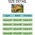 thumbnail image 3 of Crawling Indoor Carpet Play Mat Cartoon Animal for Living Room Bedroom Educational Nursery Floor Mat Area Rugs 80x58in, 3 of 6