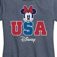 thumbnail image 3 of Disney - Americana - Minnie Usa - Women's Short Sleeve Graphic T-Shirt, 3 of 5