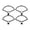 Noir, variante sur TIELUTT 4 Pcs Protège-Hélices à Dégagement Rapide pour Mavic Mini 2 Turbine Mini Volant Kinder Cockpit Mains Jeu Complet