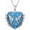 Style 2, variant on Heart Turquoise Necklace for Women 925 Sterling Silver Turquoise Jewelry Anniversary Birthday Gift Christmas Gift for Mother With 18+2inches Chain