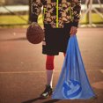 thumbnail image 4 of Black Sports Ball Storage Bag with Adjustable Drawstring for Football Basketball Volleyball, 4 of 8