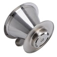 thumbnail image 2 of Riousery Premium Stainless Steel Pour Over Coffee Dripper - Reusable Paperless Cone Filter for 1-3 Cups (5.5 inches / 14 cm) - 300 Mesh Optimal Extraction Travel Coffee Maker, 2 of 4