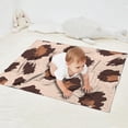 thumbnail image 2 of Beige and Brown Of Leopard Print Blanket,Comfortable Soft Flannel Throw Blanket,All Season,Warm Lightweight Blankets for Sofa Bed Couch Living Room Chair,30"x40", 2 of 4