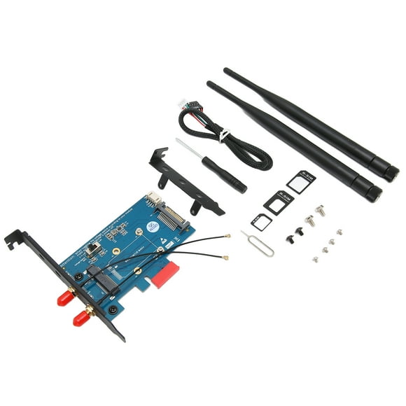 PC Wifi Adapter, 4Pin Power Interface Light Weight Mini PCIE Adapter Small Volume For Internet Cafe For Household