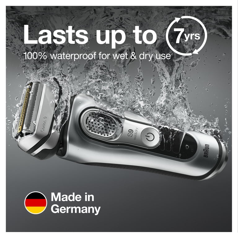 Braun Series 9 Skin Razors, 9370cc Rechargeable Wet Dry Shave