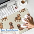 thumbnail image 4 of Long Mouse Pads for Desk,Dachshund Footprint Desk Mats on Top Of Desks, Desk Mouse Pad Extra Large with 3mm Non-Slip Base and Stitched Edge for Gaming,Office,Work,Home 31.5"x11.8", 4 of 6