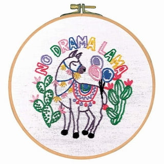 Craftways Happy Valentine's Hoop Stamped Embroidery Kit