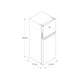 thumbnail image 5 of Refrigerador Whirlpool  de 13 pies cúbicos Top Mount 2 puertas Gris WT1331D, 5 of 6