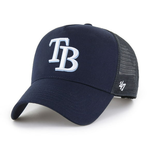 Men's '47 Navy Tampa Bay Rays Ballpark Offside Adjustable Trucker Hat